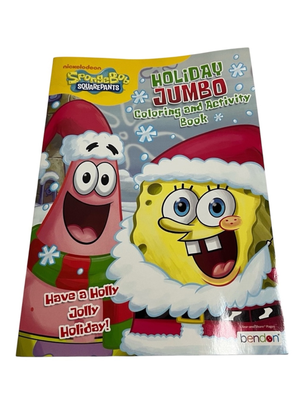 SpongeBob SquarePants Holiday Jumbo Coloring and Activity Book